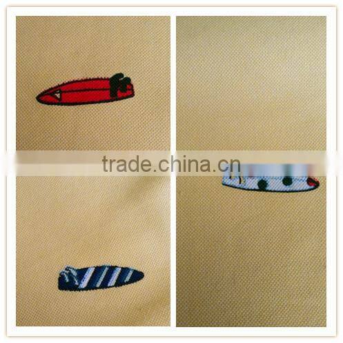 sailboat printed yarn dyed oxford cotton fabric for shirt