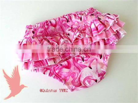 Denim boutique children's clothing bow shorts denim shorts girls ruffle shorts