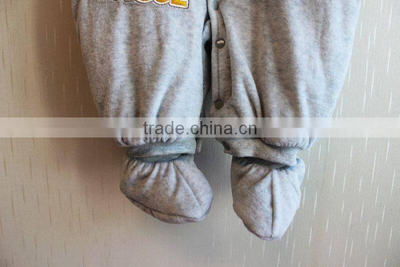 High Quality Lovely Style Baby Boy Winter Bodysuits Baby Romper