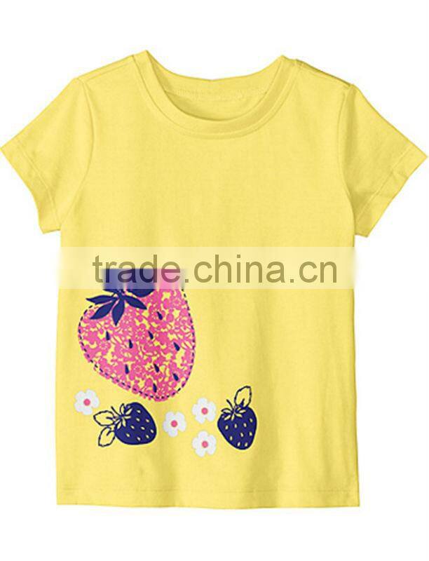 CUTE KIDS GIRLS MULTI COLOUR PRINTED T SHIRT