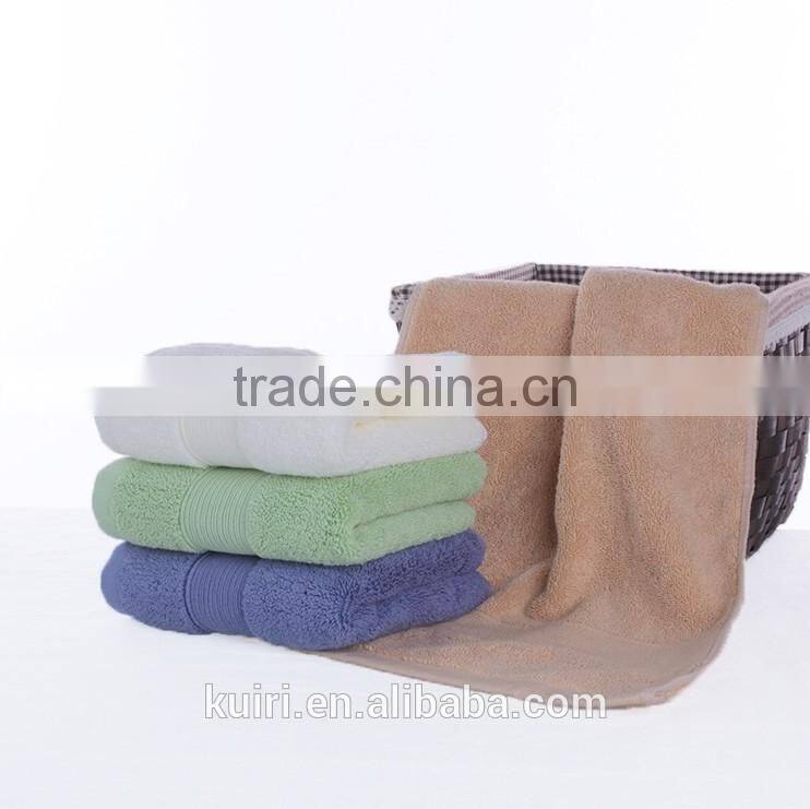 100%Cotton Luxury Hotel Bath Towel white color home Absorbant Bath Towel