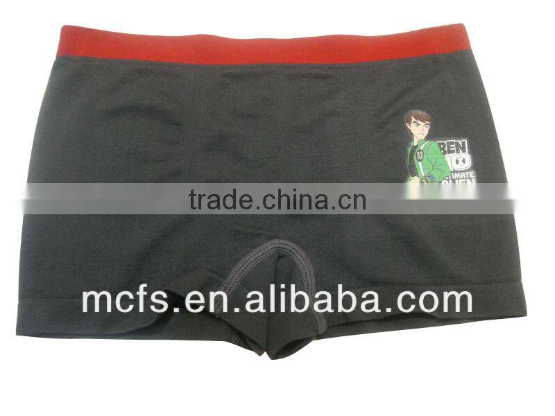 Best quality and fashion design seamless boy's breathable boxers