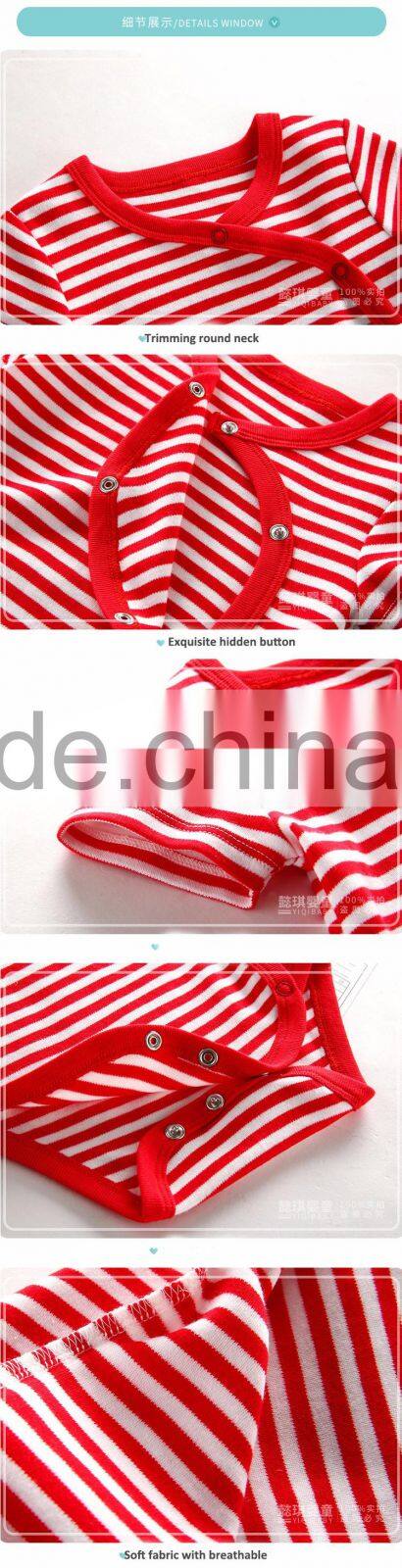 2017 hot sale cotton import 0-24 month baby romper baby clothes