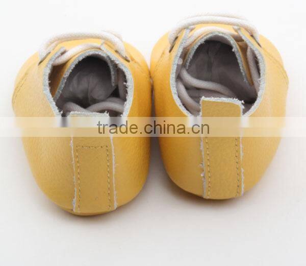 Adorablle wholesale popular real leather baby oxford shoes