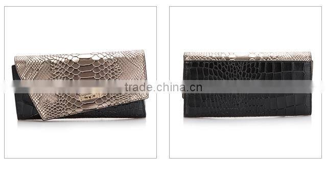 2017 New Style Lady Trend Brand Handbag Large Capacity Cowhide Bag Hand Bag Envelope Bag