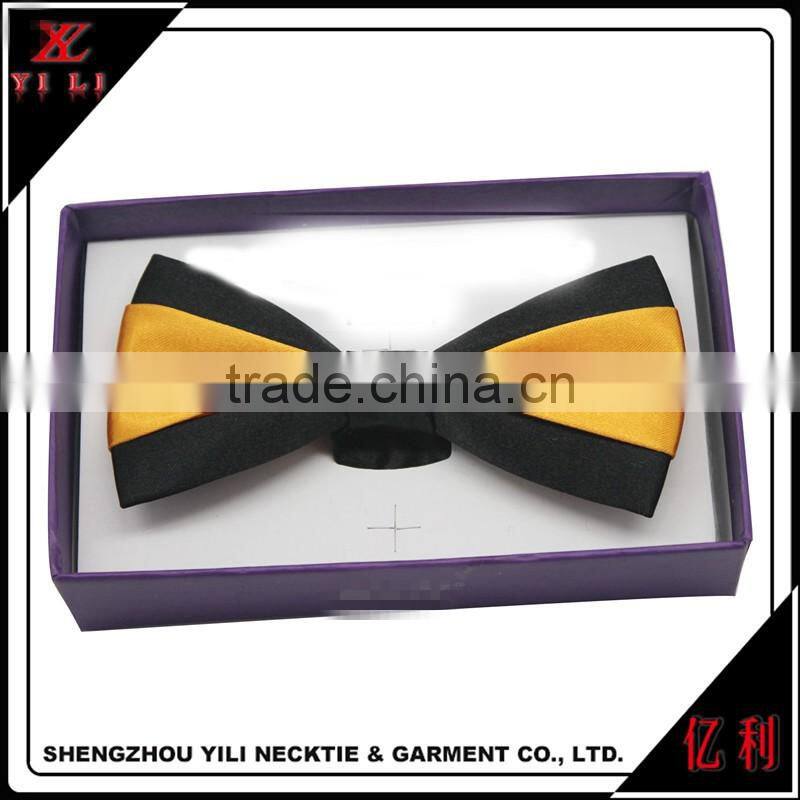 Nice Mens Bow Tie For Custom Brand Logo Pattern Size
