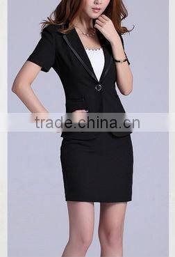 2014 latest uniform design/ladies office uniform