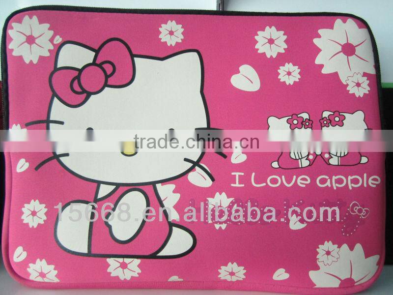 cute , fashion design neoprene laptop bag
