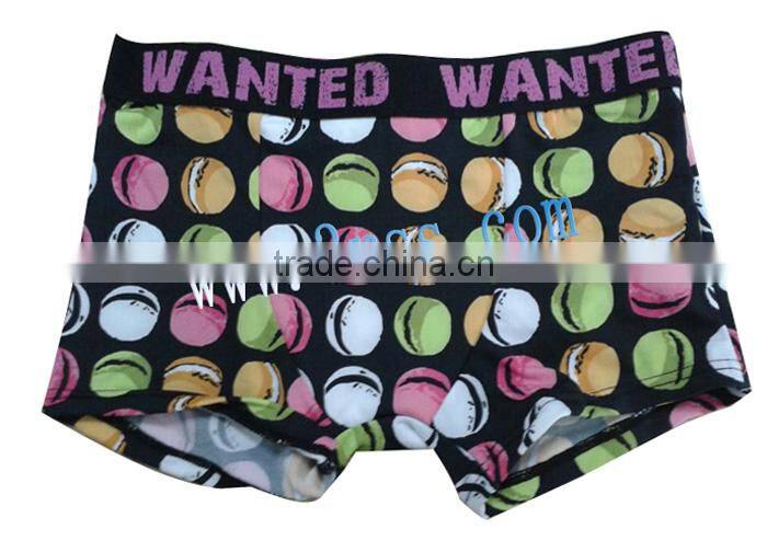hot sexy organic cotton kids thong underwear boxer shorts for boys