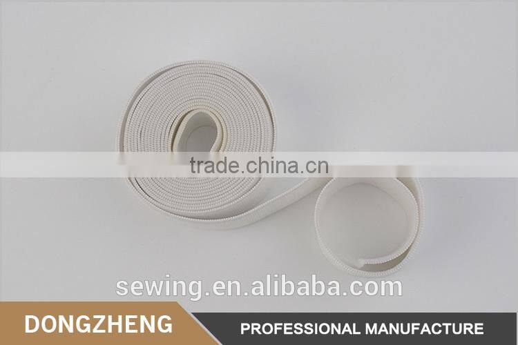 Chinese factory wholesale customized size decorative tape white knitting elastic