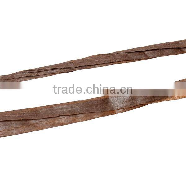 Raffia Paper Jewelry Ribbon Cord Coffee 0.2mm, 4.0mm-8.0mm, 2 Rolls (Approx 20 M/Roll)