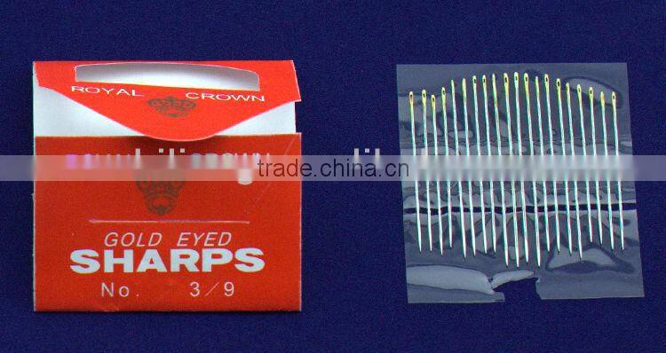 CROWN BRAND HAND SEWING NEEDLE-SHARP 3-9