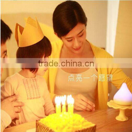 Creativety Design Led Lamp Coloful Music Player Drop Water Wireless Bluetooth Speaker