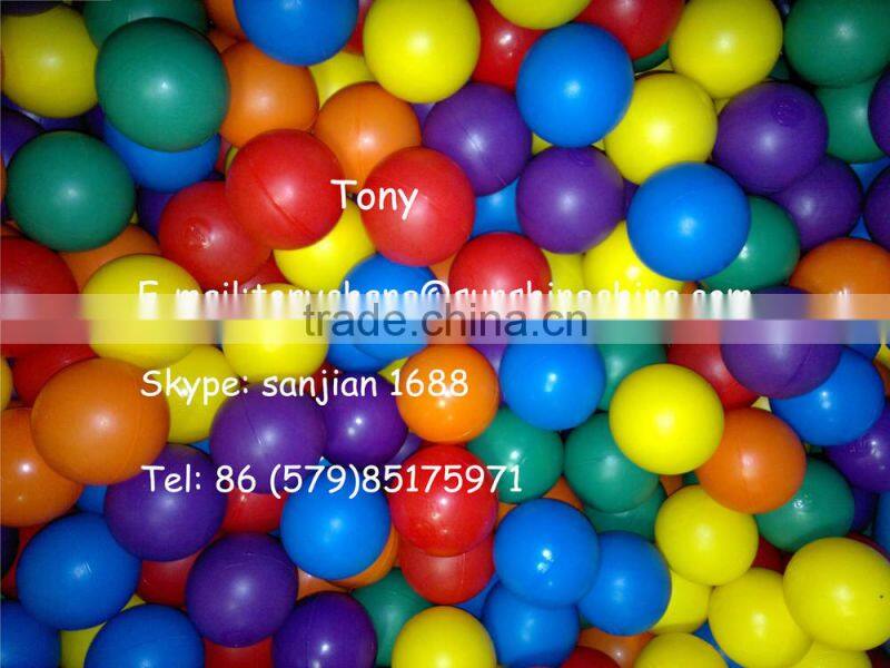 75 mm beautiful smooth air bouncing ball with white dots