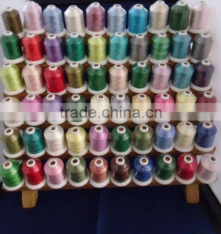all colors polyester thread for embroidery of good quality from china