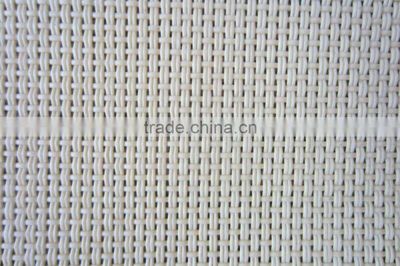 Vinyl coated woven polyester mesh fabric