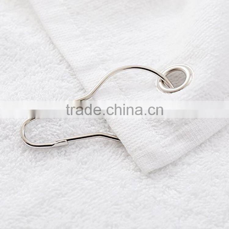 cheap mini golf towel with metal clip wholesale