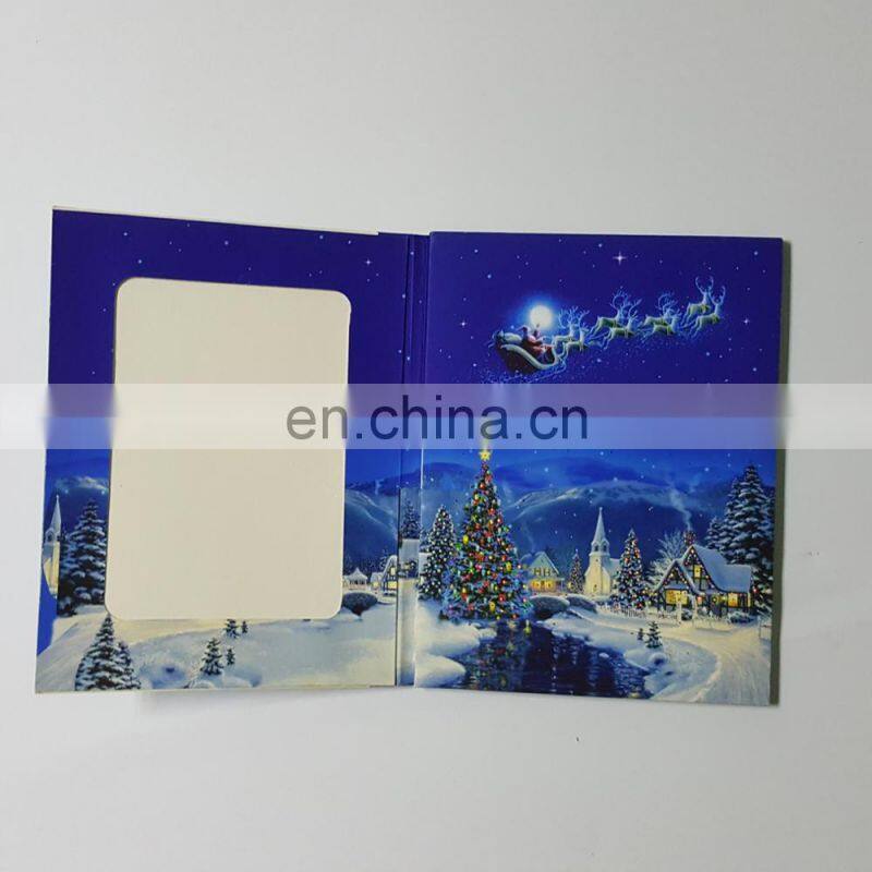 hot cake Push button or pull tab custom picture frame with led light