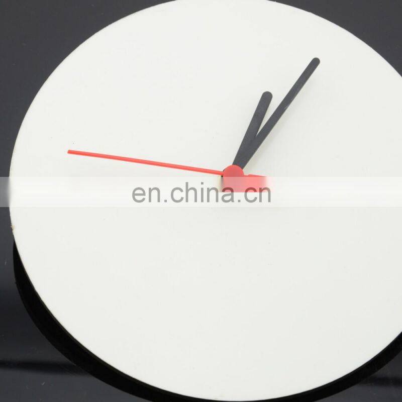 sublimation heat transfer MDF round clock