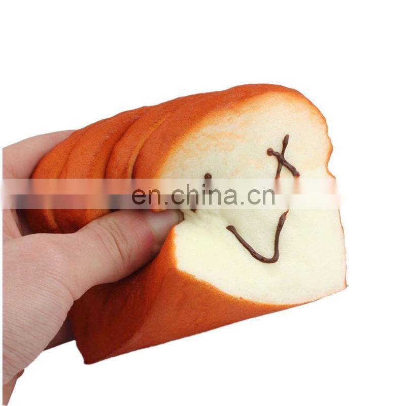 Custom Slow Rising Tooth Pu Mesh Cake Bread Mini Light Up Squishy Straps Stress Toys