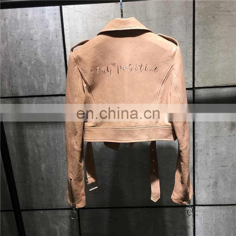 2017 Modern Design Top Quality Oem Custom Jackets Spring Autumn Leather Jacket Export