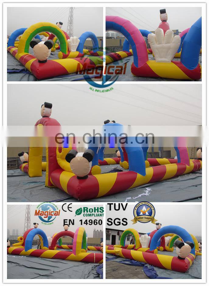inflatable racing track inflatable sport games inflatable gams