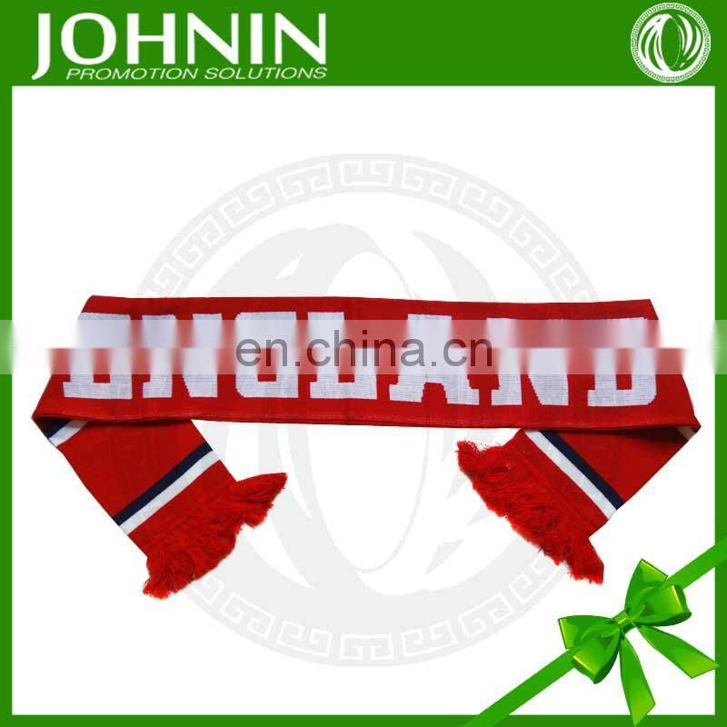 china factory wholesale custom cheap football fan scarf
