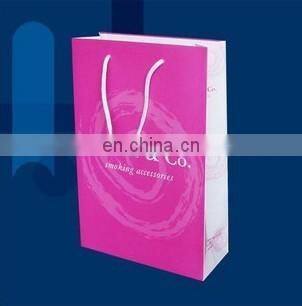 25*40*10 color printed art paper bag with handle,shopping bag for clothes promotion