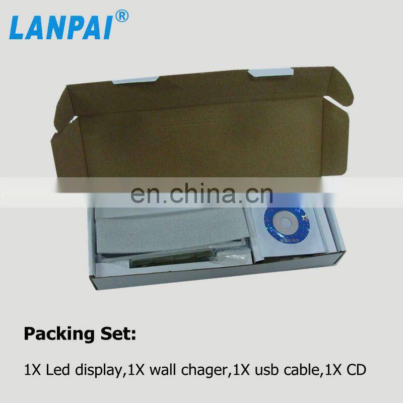 2017 New Arrival Blue color B1664B Programmable LED mini display