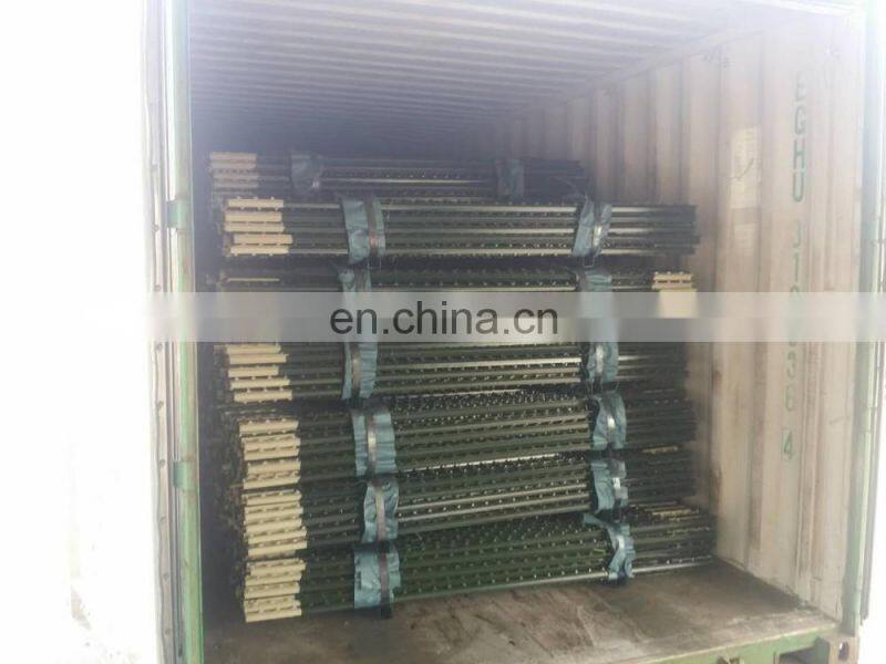 metal studded t post with spade