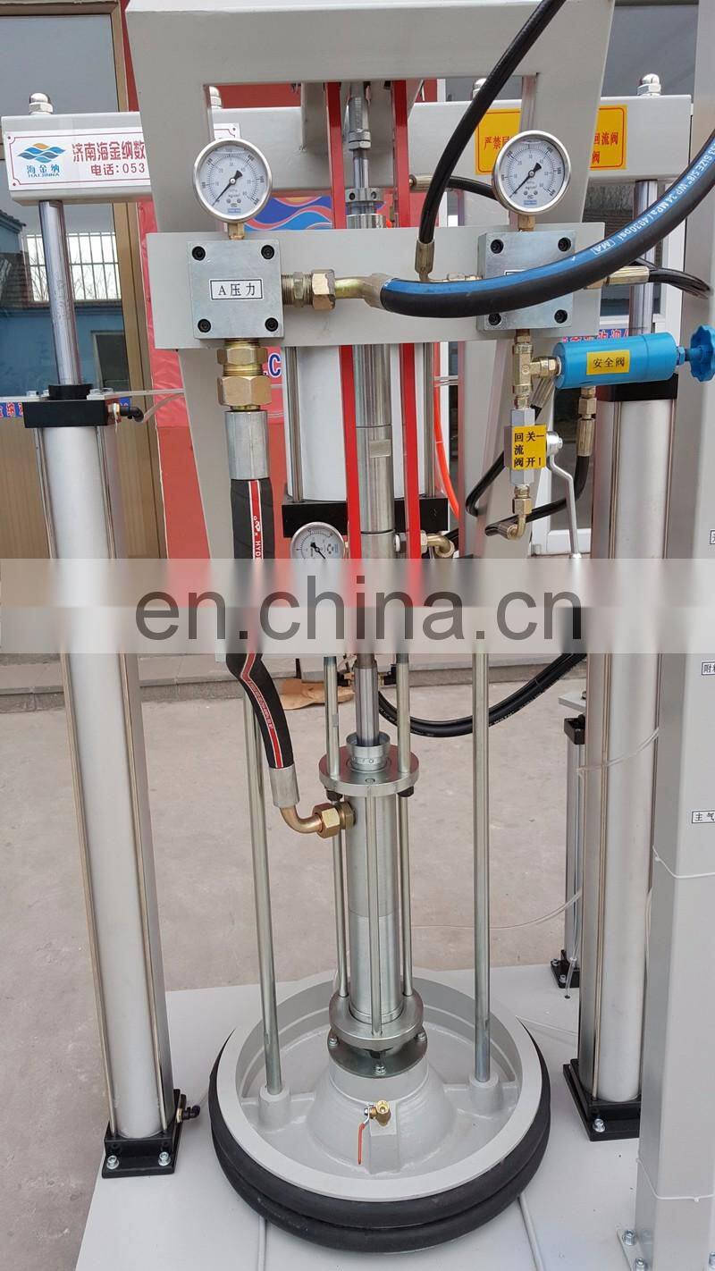ST05 two component adhesive filling on double glazing glass frame window glazing glass making machine