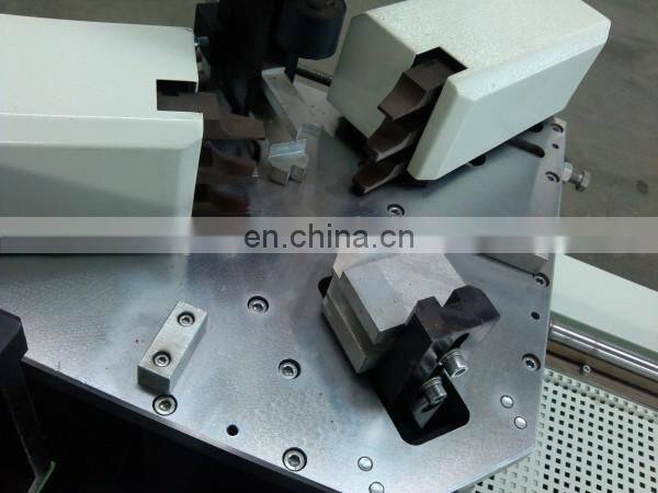 Aluminum window door automatic double head crimping machine