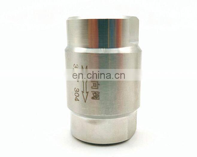 304 stainless steel high pressure check valve 4 points inner wire check valve
