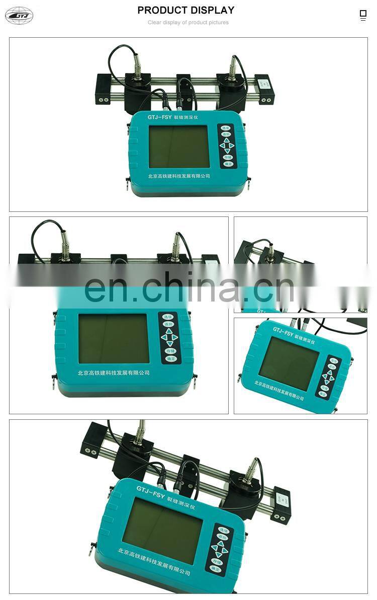 Factory Price Wireless Data Transmission Concrete Crack Depth Integrated Gauge Detector