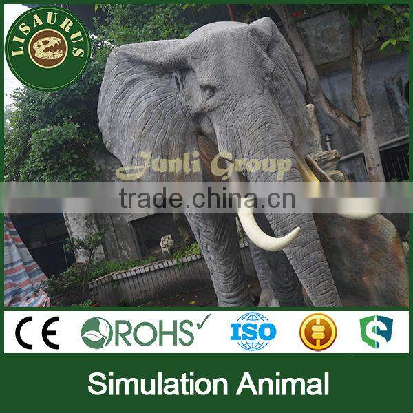 Lisaurus-KL- Customized life size artificial elephant for shopping mall