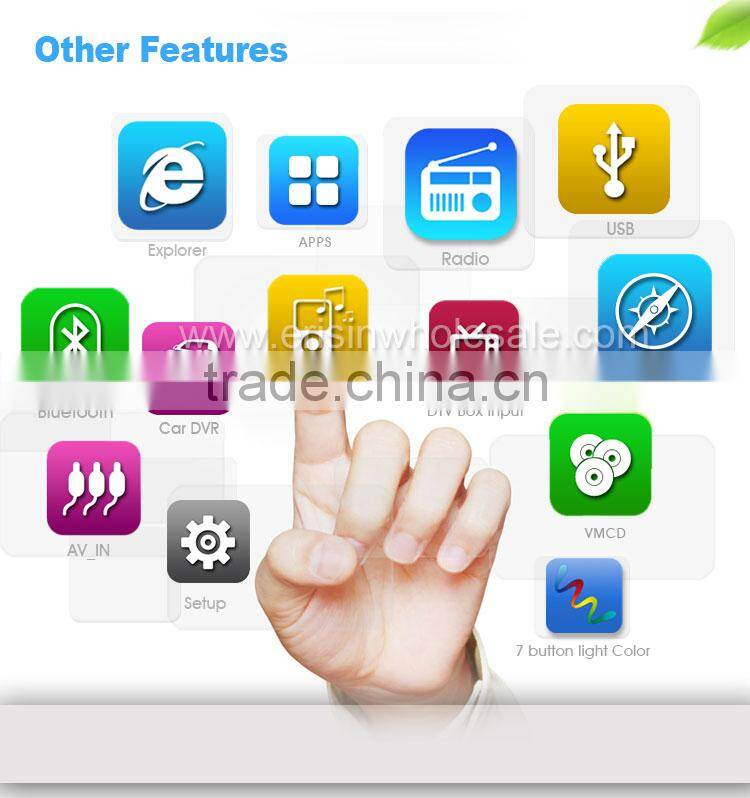 Erisin ES6061M 6.2 inch 1 Din Car DVD Navigation for Jeep Wrangler 300C