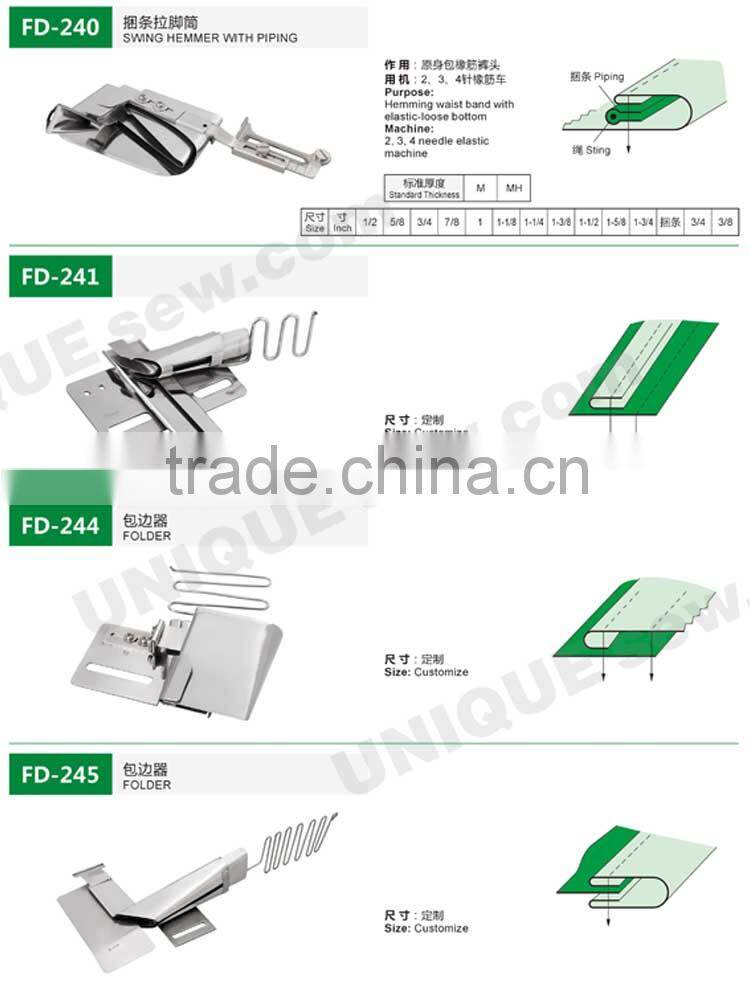 Folder/Binder for sewing machine 3