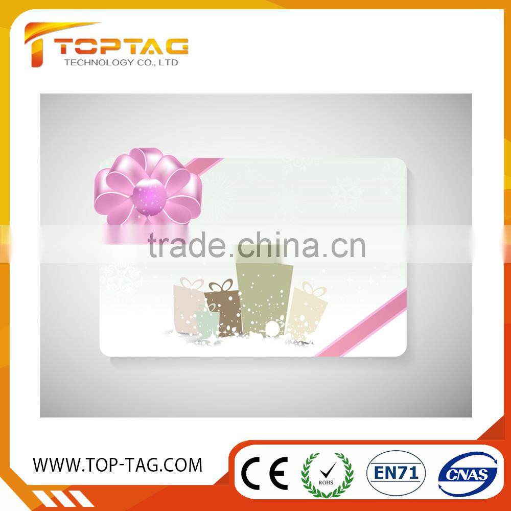 High quality customized good design vip gift card for christmas