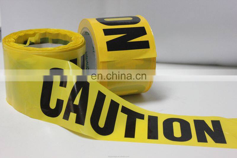 Non-adhesive PE Warning Tape PE Barricade Hazard Warning Caution Tape Barrier Safety Tape