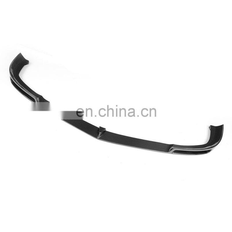 Carbon Fiber W204 Car Front Bumper Lip Spoiler for Mercedes Benz C63 AMG Black Series 12-15