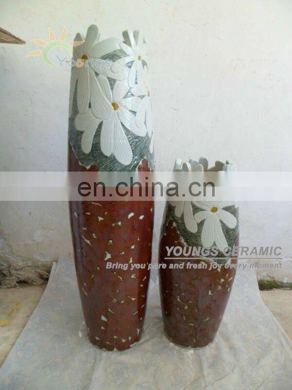 Graceful Hand-made Ceramic Decorative Large Floor Modern Vases