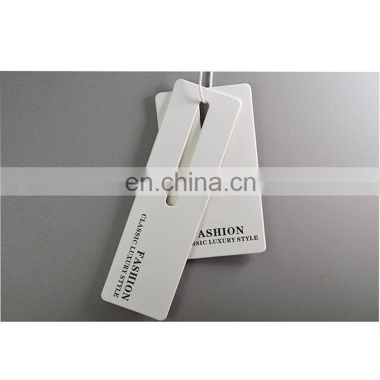 Hot Selling 250g Art Paper Die-cut Custom Printed High Quality Clothing HangTag With Your Logo