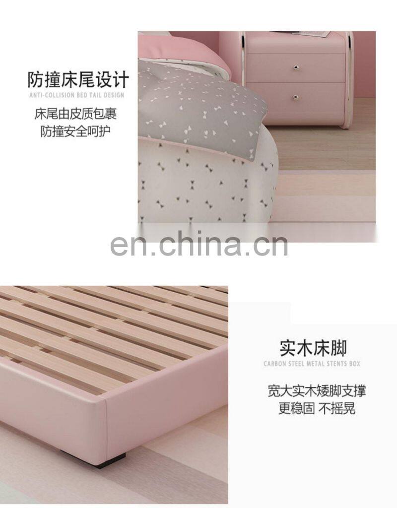 Solid wood rabbit shape children bed 1.2m 1.5m baby single bed