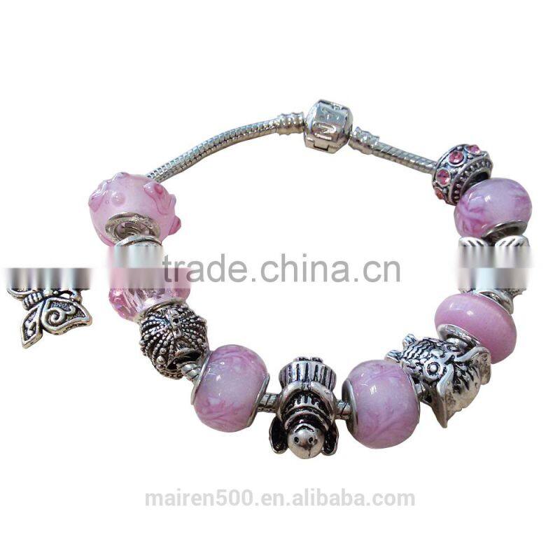 European fashion glass beads bracelet
