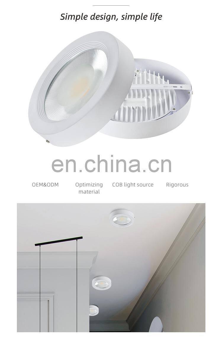 HUAYI Indoor Decoration Surface Mounted Aluminum 15W 24W 36W LED Mini Vertical Down Light