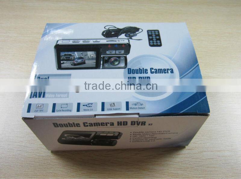 X2 Dual Camera HD Car DVR