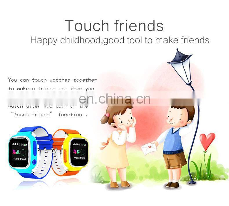 For kids watch with Gps Tracking touchscreen smart watch Q523