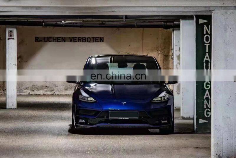 Runde In Stock New Automotive Kit For Tesla Model 3 Upgrade ST Style Body Kit Front Rear Bumper Side Skirts Spoiler