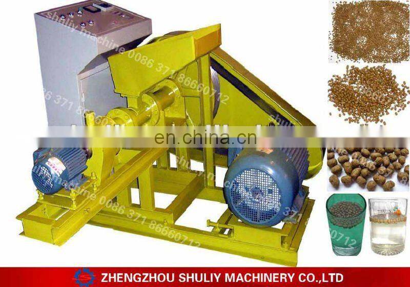 hot single screw floating fish feed pellet machine/poultry pellet feed machine/mixing machine animal feed