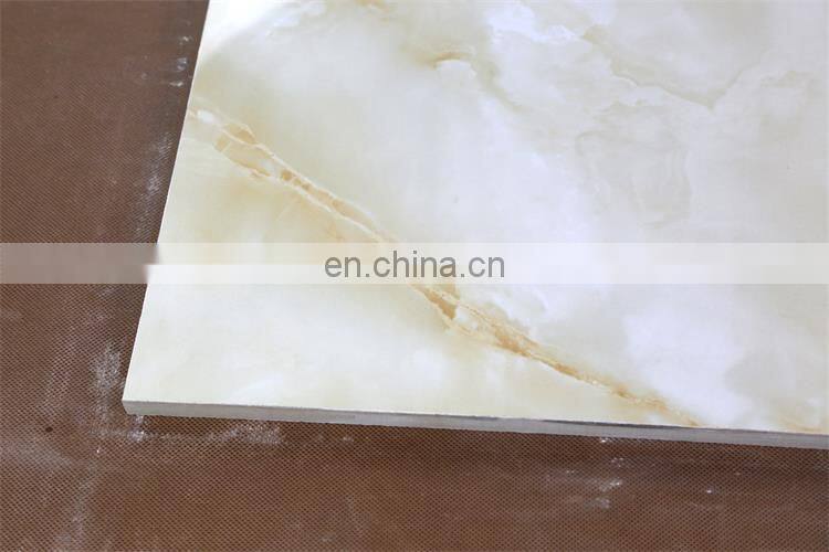 Super Glossy White Marble Look Polished Porcelain Floor Tile 60X60